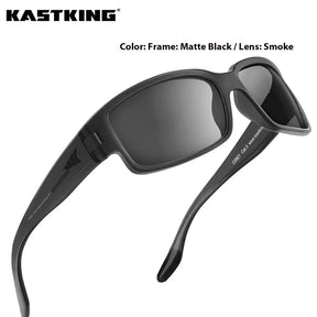 Matte black frame, smoke lenses