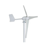 M5-800 three-blade horizontal-axis wind turbine, white studio background - representative M-series family photo, not model-specific