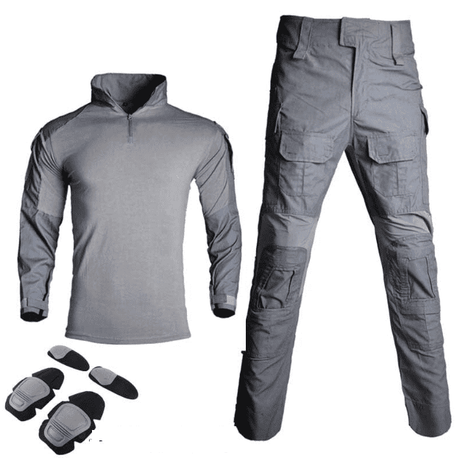G3 Army Military Police Security Uniform Outdoor Clothing BushLine GRAY S-45-55kg 