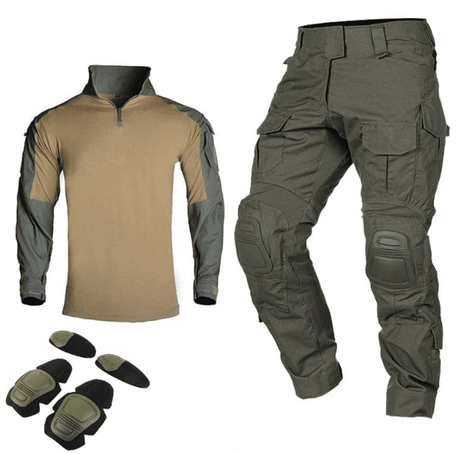 G3 Army Military Police Security Uniform Outdoor Clothing BushLine GREEN S-45-55kg 