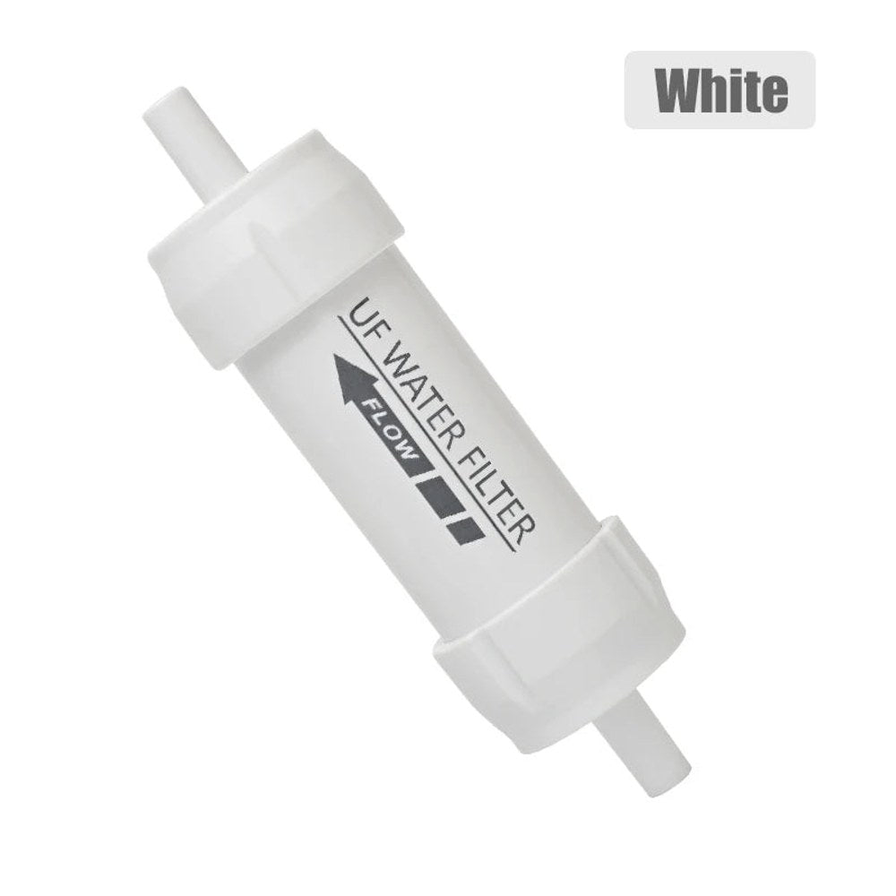 White mini water filter straw printed UF Water Filter