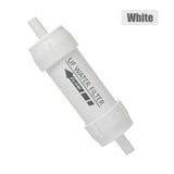 White mini water filter straw printed UF Water Filter