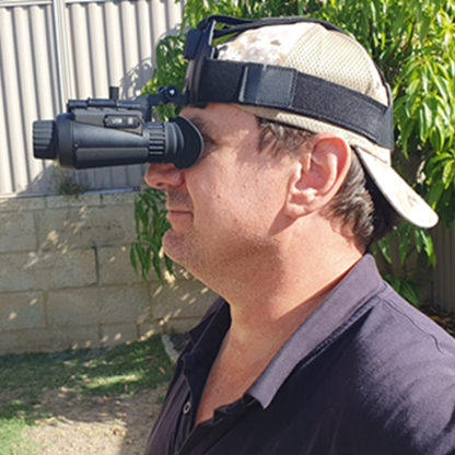 NV8300 Head-mounted Night Vision Goggles Night Vision BushLine Black  