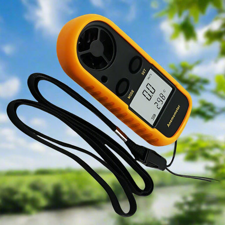 Digital Anemometer 0-30m/s Wind Speed Temp Wind Power BushLine   