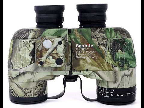 Boshile 10x50 Marine Binoculars Compass & Rangefinder