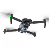 SG909MAX in flight seen from low in front, on white