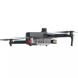 SG909MAX in flight, side view, on white