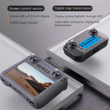 SG909MAX touch-screen remote control showing the camera picture on its built-in screen