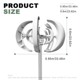 SR-1000W, 2kW, 3kW Wind Turbines 12V 24V 48V Permanent Magnet Wind Power Vertical  BushLine