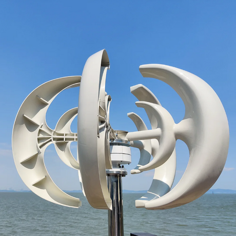 SR-1000W, 2kW, 3kW Wind Turbines 12V 24V 48V Permanent Magnet Wind Power Vertical BushLine WHITE 1000W 12V