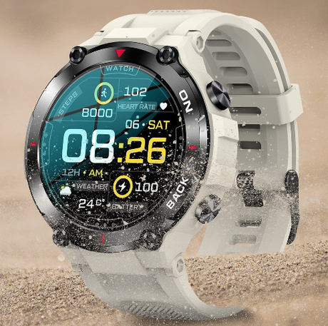 Xiaomi GPS Bluetooth GPS Smart Sports Watch 480mAh Battery Watchs BushLine Silicone Grey GPS Smart Watch 