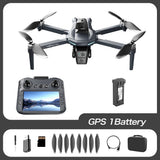 XT606 drone kit with screen remote, one battery, memory card and reader, eight spare propellers, USB lead, screwdriver and carry case