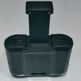 Back of the XT606 replacement screen remote control with its phone clip raised