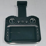 Front of the XT606 replacement remote: two sticks, function buttons and a built-in screen