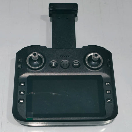 Front of the XT606 replacement remote: two sticks, function buttons and a built-in screen