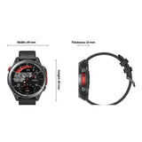 Stratos 4 dimension drawing: 49 mm wide, 49 mm high and 14 mm thick