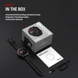 What comes in the box: Stratos 4 watch on its strap, magnetic charging cable, instruction manual and the retail box