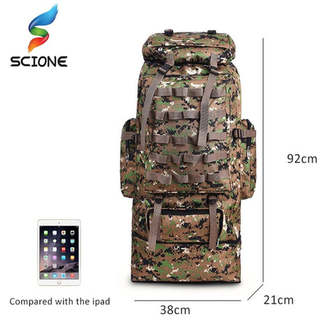 100L 75ltr Large Outdoor Tactical Backpack BackPacks  