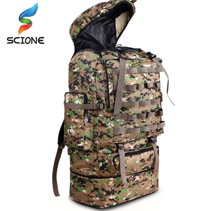 100L 75ltr Large Outdoor Tactical Backpack BackPacks  BushLine