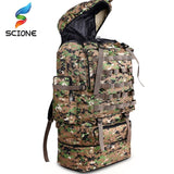100L 75ltr Large Outdoor Tactical Backpack BackPacks  BushLine