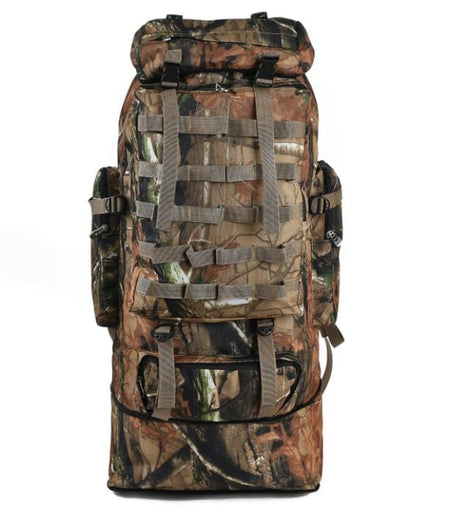 100L 75ltr Large Outdoor Tactical Backpack BackPacks BushLine Brown Camo 100ltr