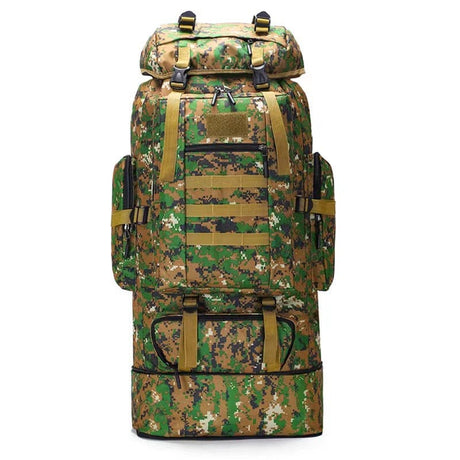 100L 75ltr Large Outdoor Tactical Backpack BackPacks BushLine Jungle Camo 100lt