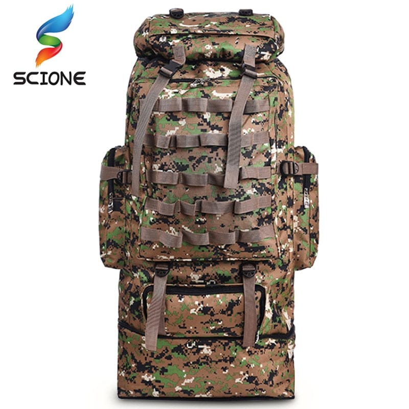 100L 75ltr Large Outdoor Tactical Backpack BackPacks  BushLine
