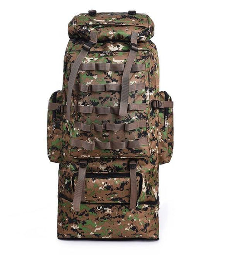 100L 75ltr Large Outdoor Tactical Backpack BackPacks BushLine Jungle Camo 100ltr
