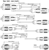 10pcs Screwdriver Set Magnetic Head tools  