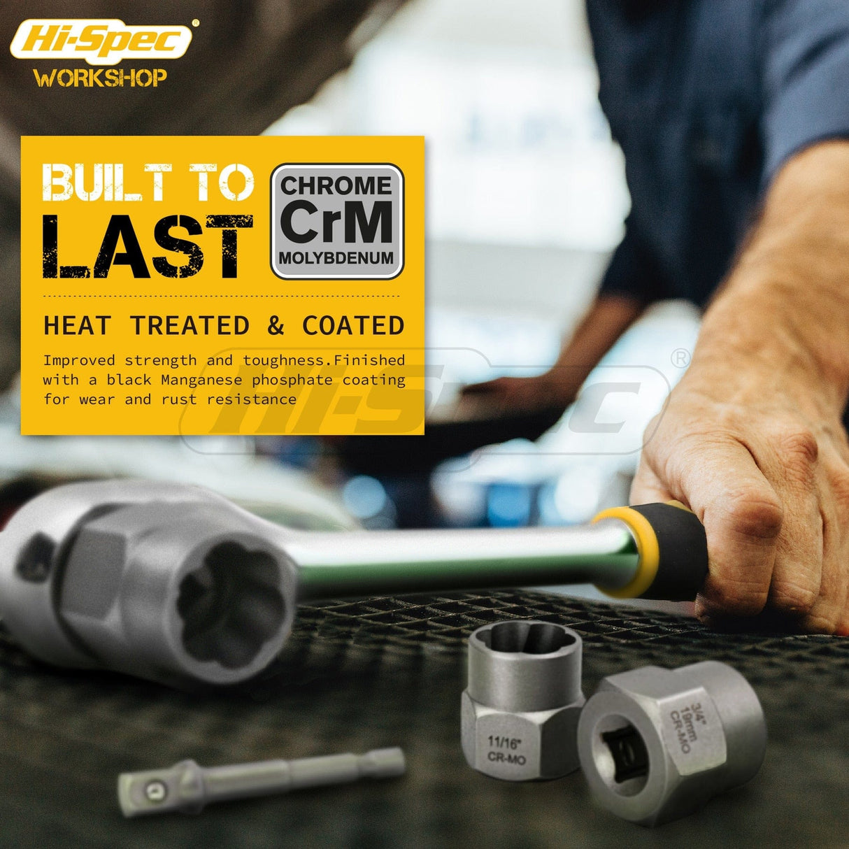 14pc Impact Extraction Socket Set, Bolt Nut Remover tools  BushLine