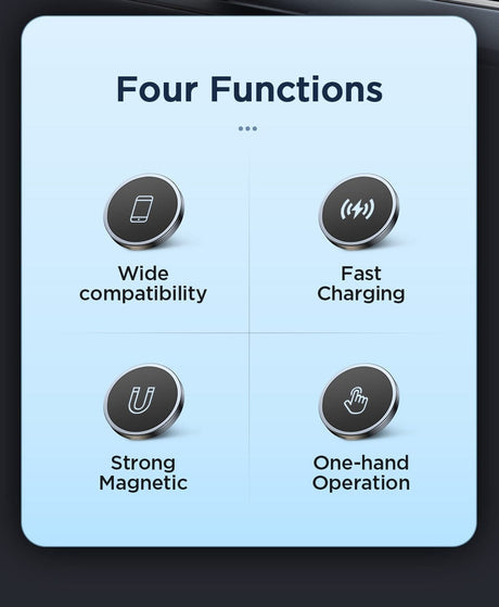 15W Magnetic Car Phone Holder Wireless Charger wifi & wireless  