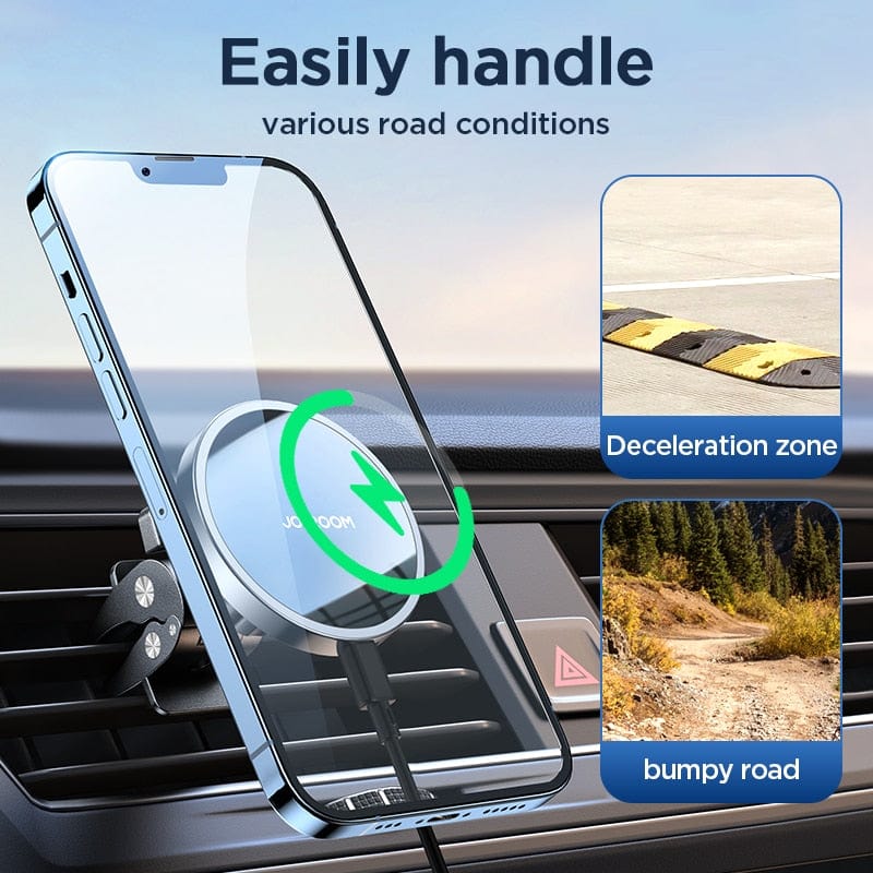15W Magnetic Car Phone Holder Wireless Charger wifi & wireless  BushLine