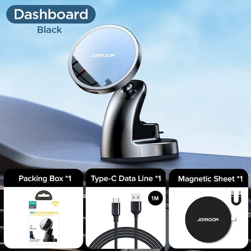 15W Magnetic Car Phone Holder Wireless Charger wifi & wireless  BushLine