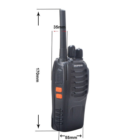 2 Peace set Walkie Talkie two way radio BF-88E Smart Technology  
