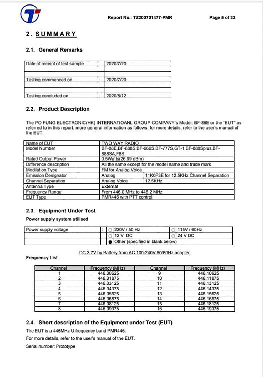 2 Peace set Walkie Talkie two way radio BF-88E Smart Technology  