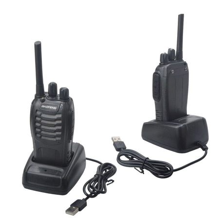 2 Peace set Walkie Talkie two way radio BF-88E Smart Technology  