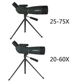 20-60x60 & 25-75x70 Spotting Monocular Telescope Optics  BushLine