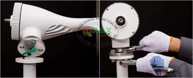 400W  Horizonal Wind Power Generator solar power  BushLine