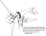 400W  Horizonal Wind Power Generator solar power  BushLine