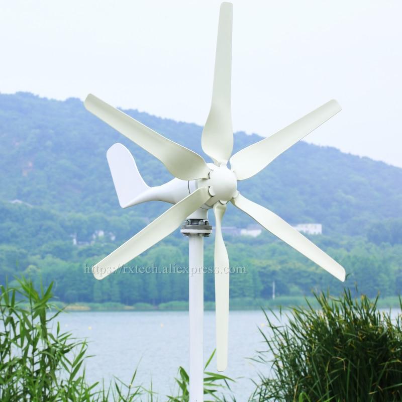 400W Horizonal Wind Power Generator solar power BushLine 12V 6 blades, 400W