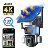 4K Audio Solar Security Camera AI Auto Tracking Security & Safety  BushLine