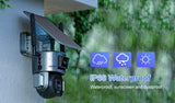 4K Audio Solar Security Camera AI Auto Tracking Security & Safety  BushLine