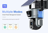 4K Audio Solar Security Camera AI Auto Tracking Security & Safety  BushLine