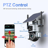 4K Audio Solar Security Camera AI Auto Tracking Security & Safety  BushLine