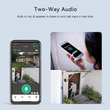 4K Audio Solar Security Camera AI Auto Tracking Security & Safety  BushLine