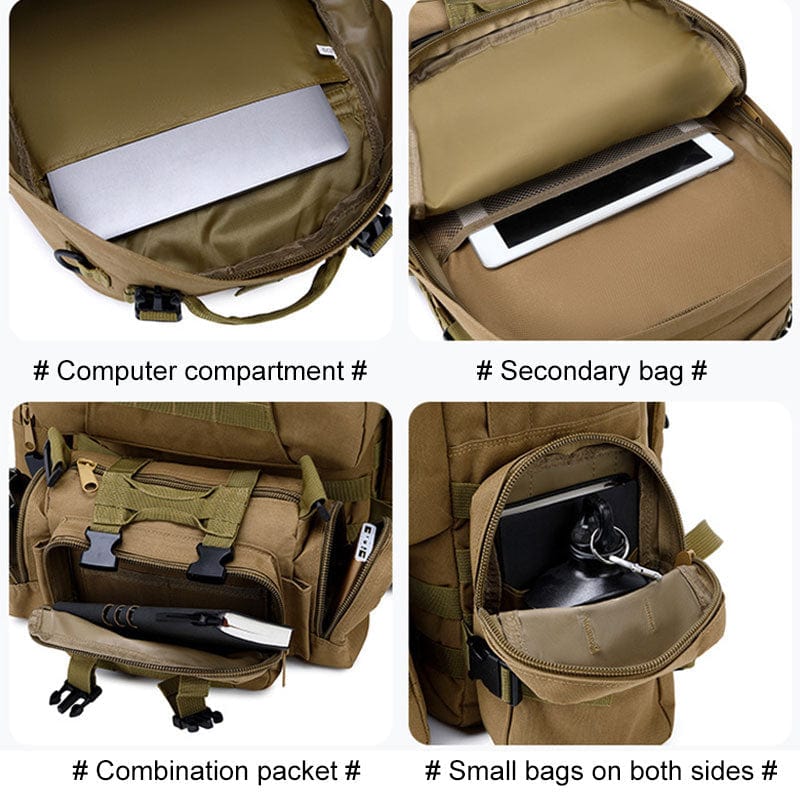 55L-70L Molle Tactical Backpack 4in1 BackPacks  BushLine