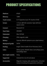 5ATM FC20 Ultra Smart Watch Carbon Watchs  BushLine