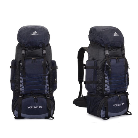 90L and 80L Hiking Camping Backpack BackPacks BushLine 90L Dark Blue Bag