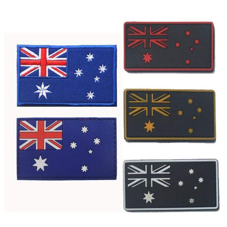 Australian Flag Patches (Molle) 2023 Helmet & Pack Accessories  BushLine