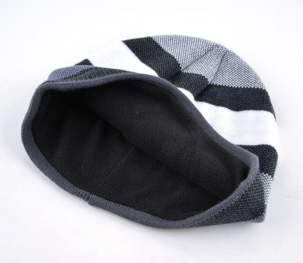 Beanie Knitted Wool Fleece inner Hat Thermal & Wool Beanies  